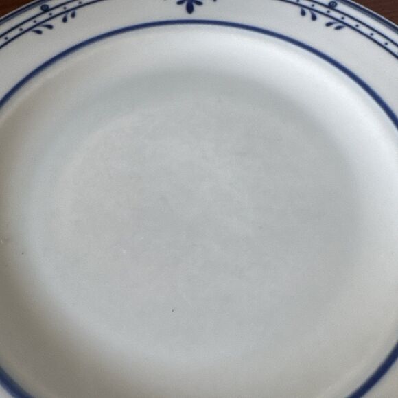 Mikasa Newport Blue and White Cera Stone 8" Salad Plates Set Of 2 - Picture 5 of 8